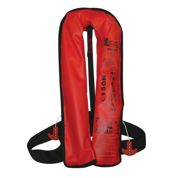 LALIZAS Inflatable Lifejacket Lamda Auto 275N, SOLAS/MED